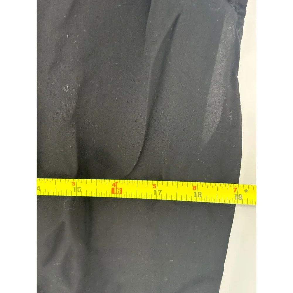 Athleta Dress‎ Women Small Sheer Resort Cover Up Beach Sleeveless Black Pockets